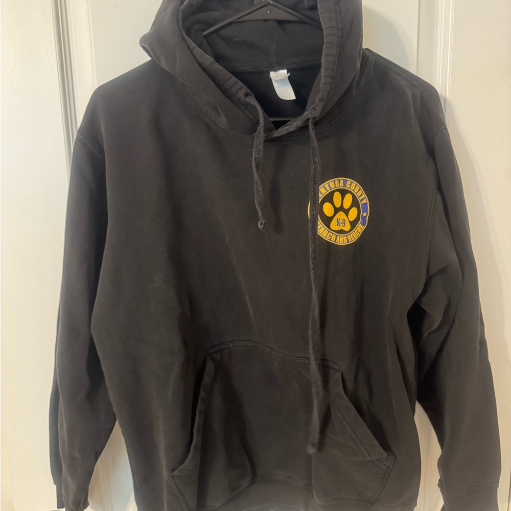 Tultex Black Hoodie supporting Search and Rescue